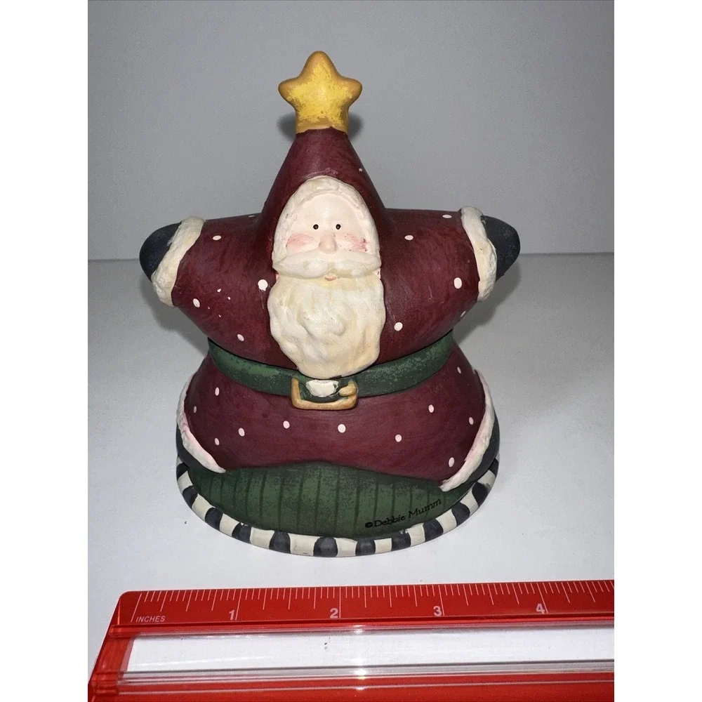 Debbie Mumm's Igloo Village‎ Santa Shaped Candle